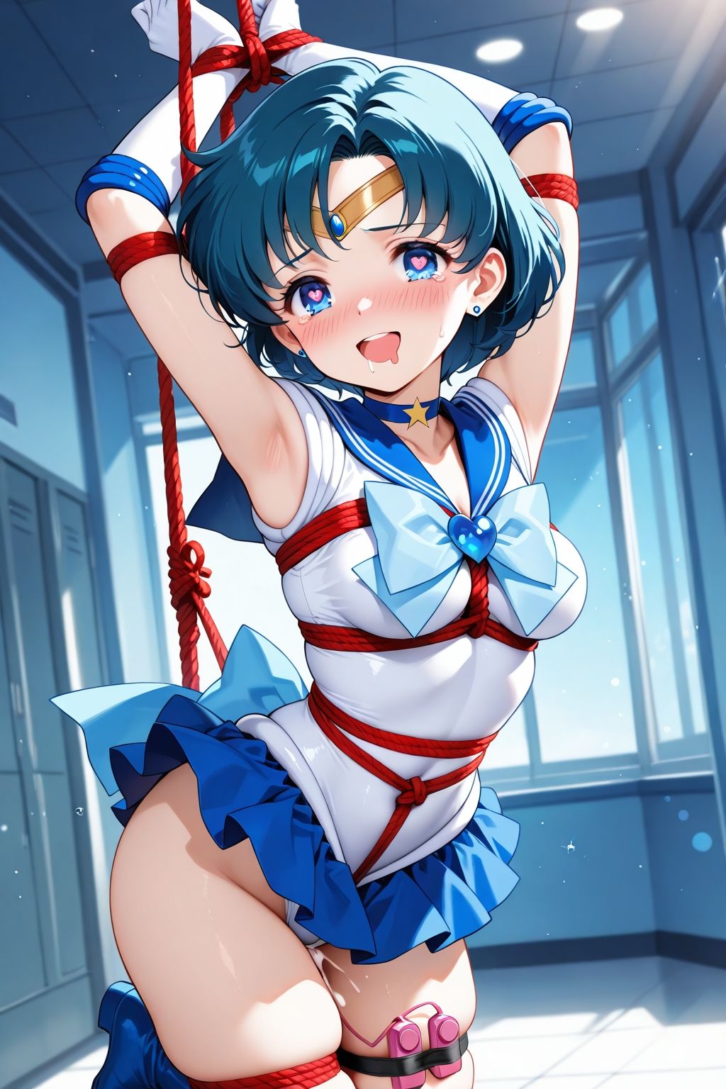 夢見る乙女の調教コレクション5〜美少女戦士〇ーラームーン風2・水野〇美風・緊縛編 サンプル画像10