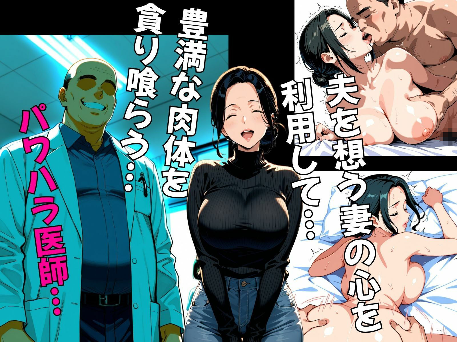 夫の為にできる事。先進医療の代償は熟れた人妻の汗ばんだ乳房 サンプル画像1