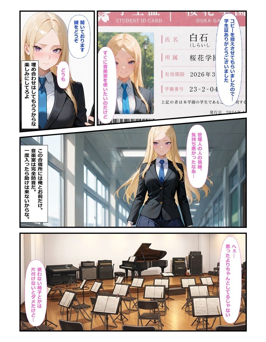 奏でられる不協和音  絶頂に染まった天才バイオリニストはもう弾けない サンプル画像3