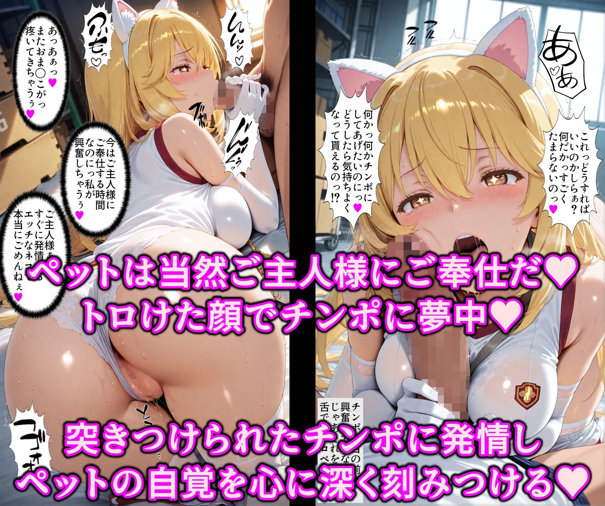 女王を逆洗脳で絶対服従の発情ネコ化！能力反射でエロい体の女王をマゾ洗脳♪何されてもアヘる俺専用の淫乱ペット サンプル画像4