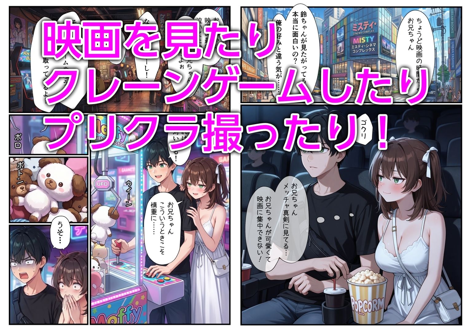 妹と恋人ごっこ 交尾ごっこ3 〜デート＆野外エッチ編〜 サンプル画像2