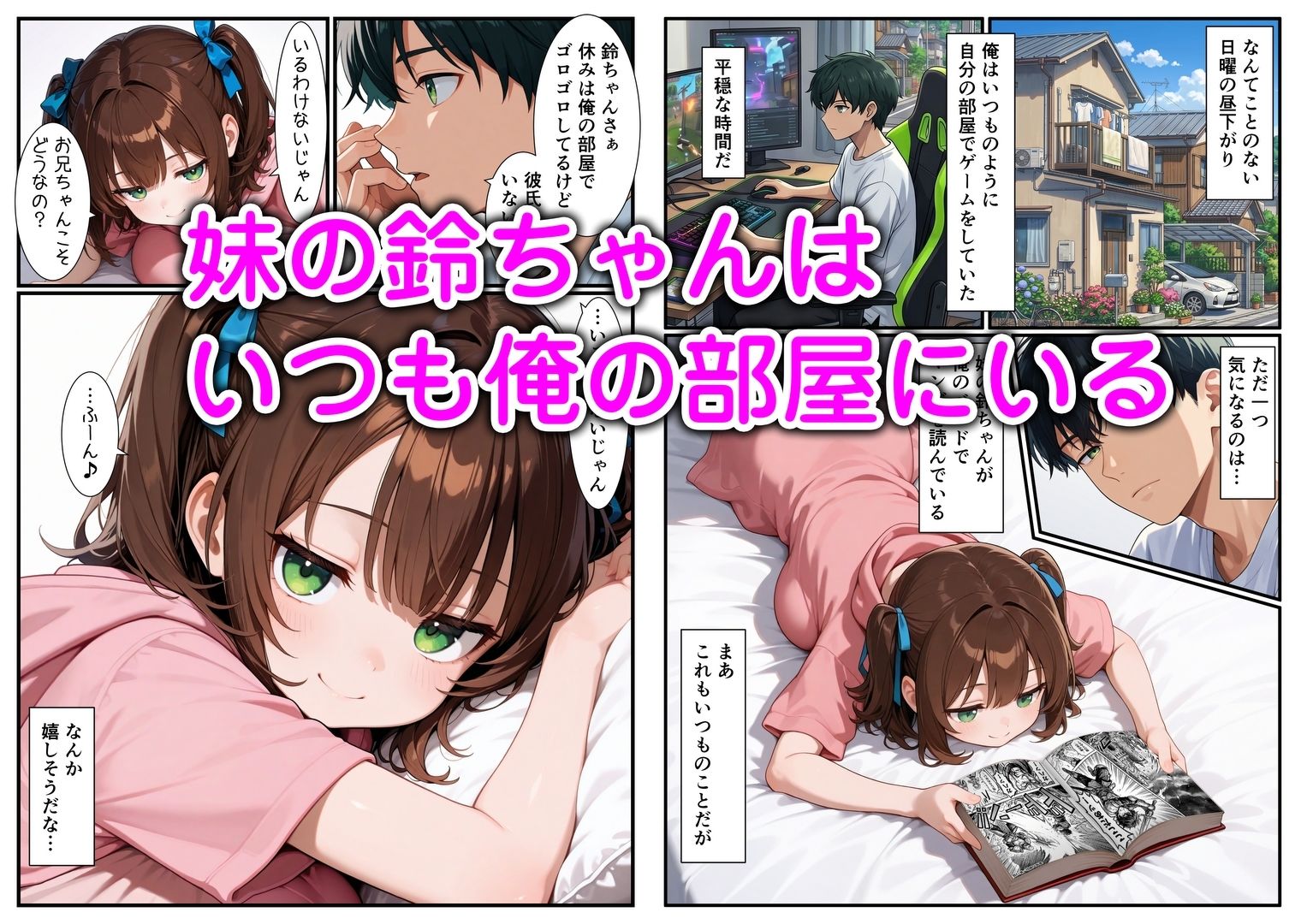 妹と恋人ごっこ 交尾ごっこ サンプル画像1