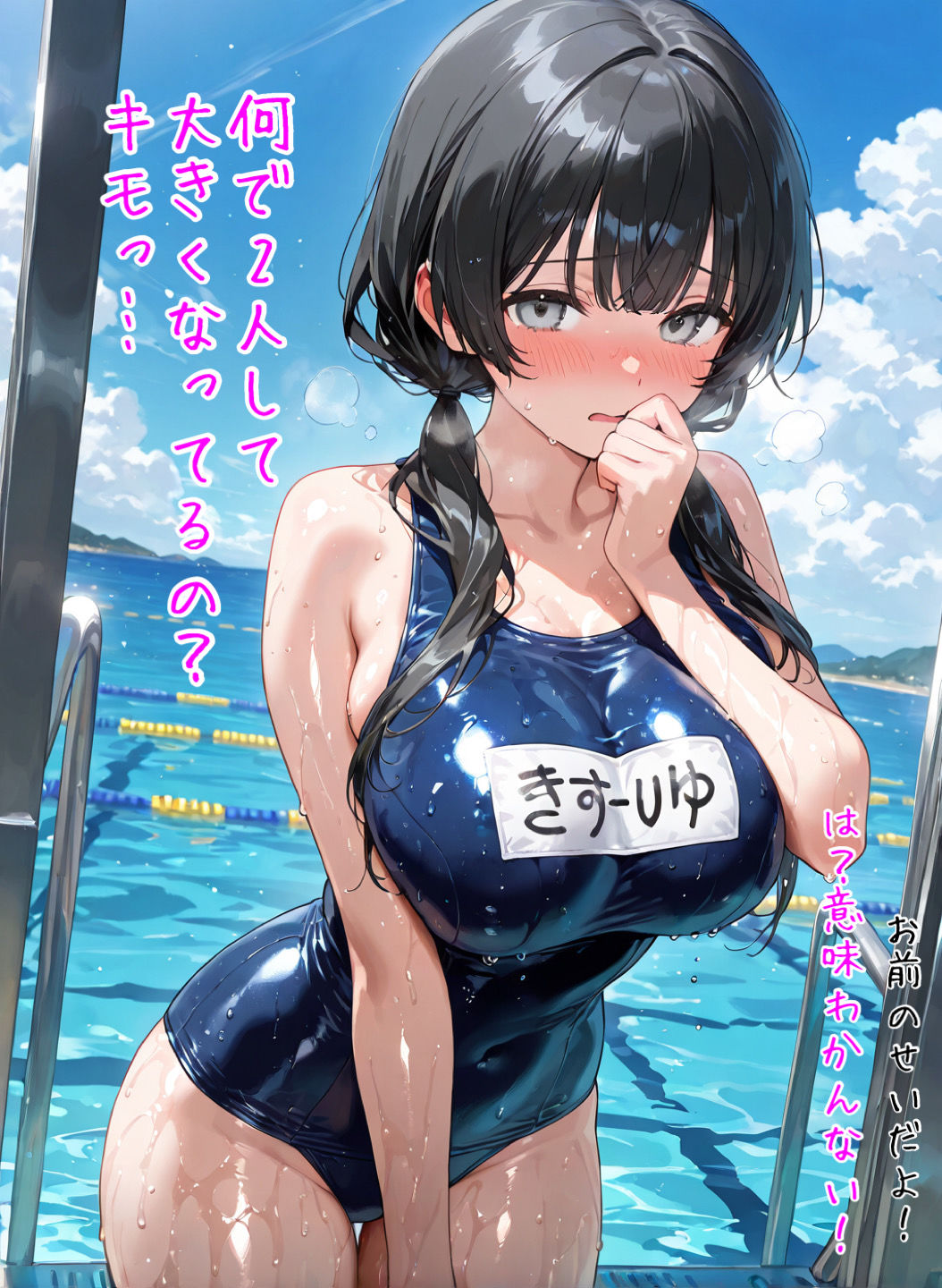 学校一発育のいい巨乳の女子が意外とチョロかった件。 in体育倉庫でヤリまくり編 サンプル画像1
