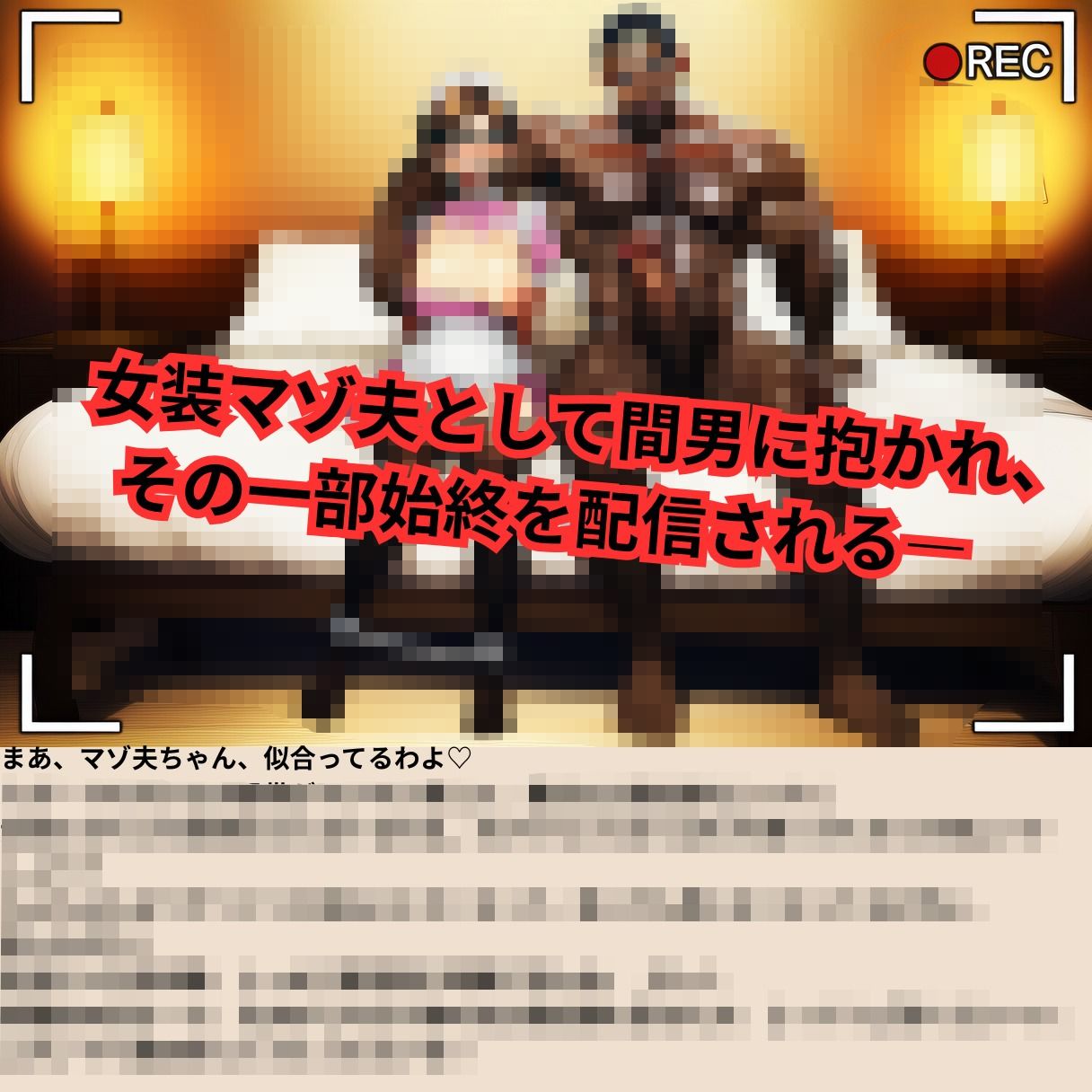 寝取られマゾ夫物語 2  女装編 サンプル画像2