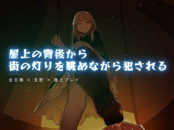 屋上の背後から街の灯りを眺めながら犯●れる サンプル画像1