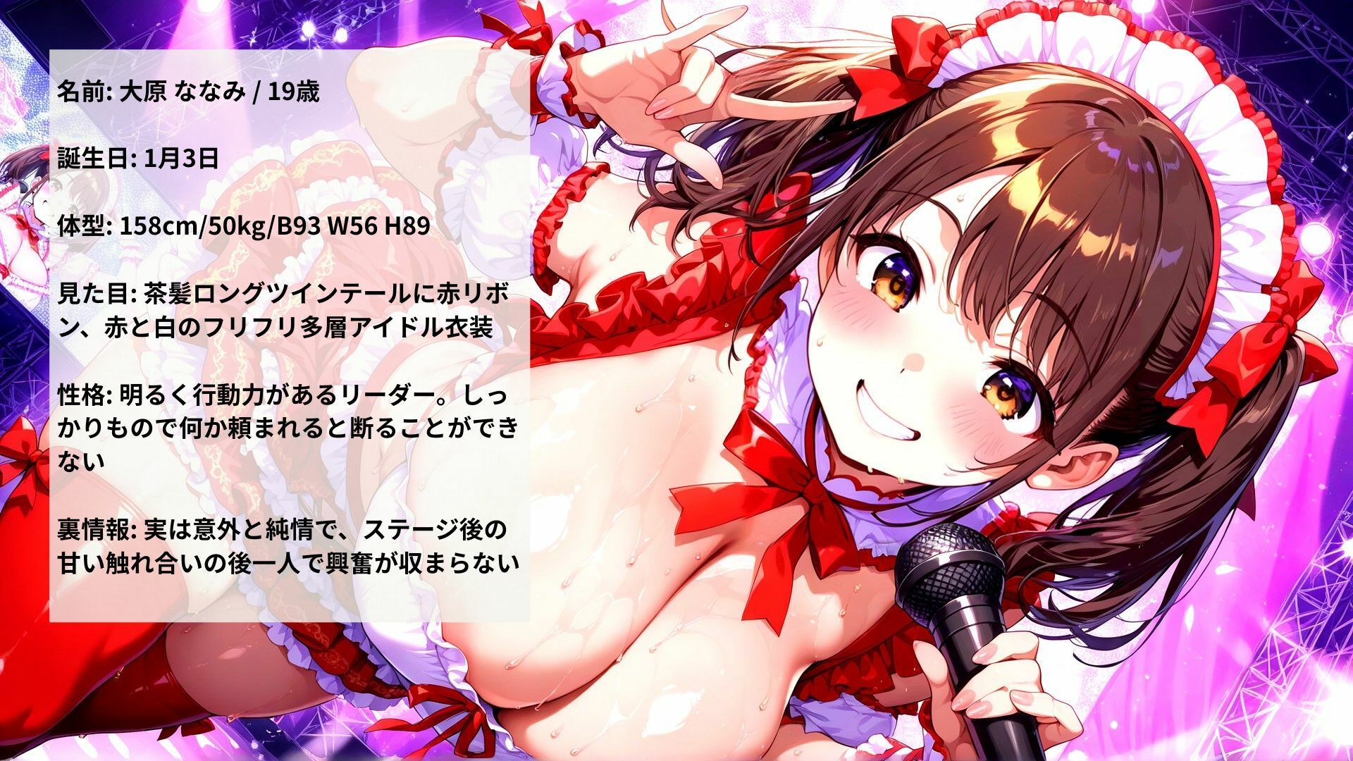 巨乳地下アイドル裏営業〜ステージ後汗だくセックス流出映像〜 サンプル画像1