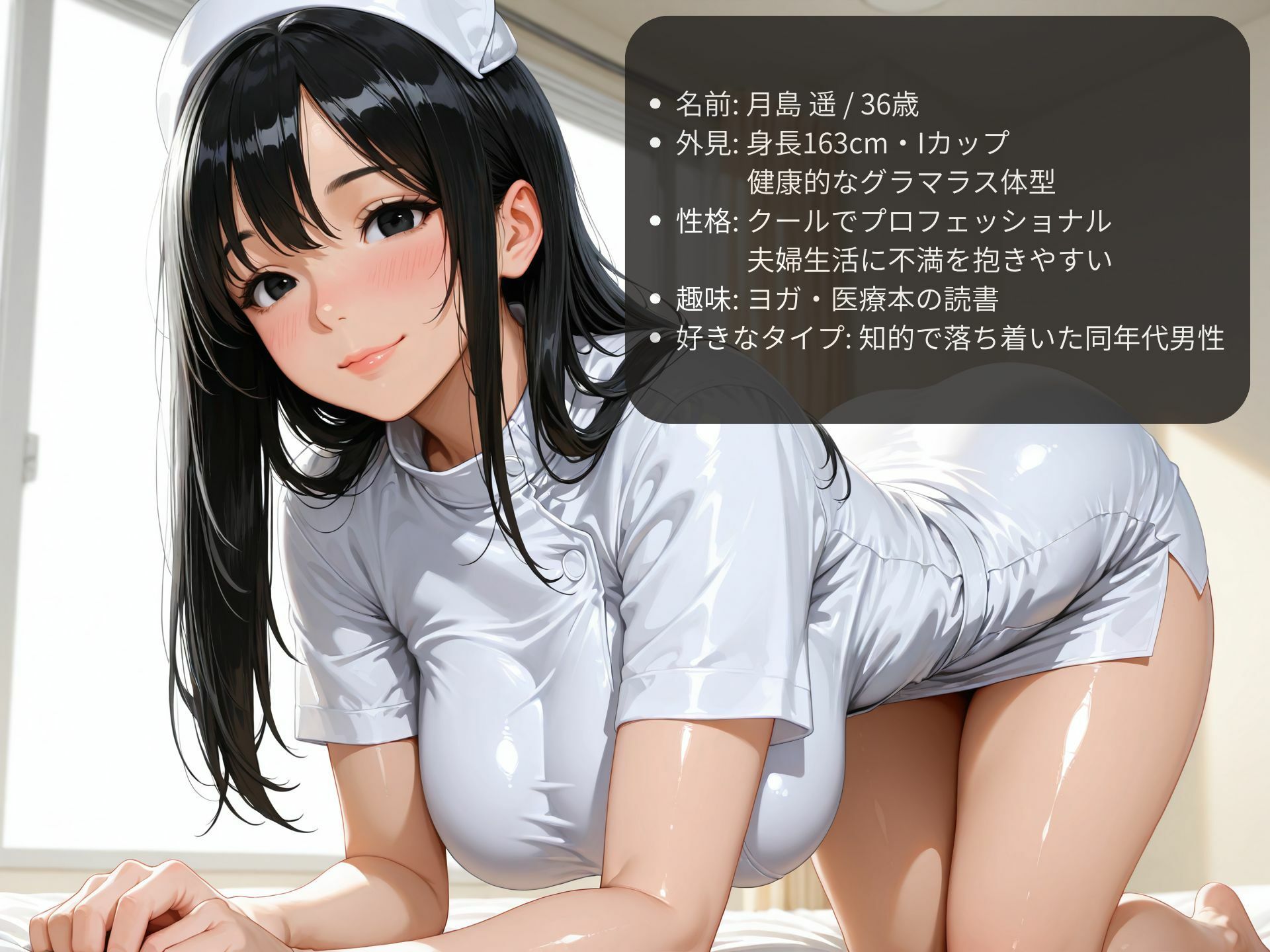 巨乳痴女ナースに誘惑されて不倫セックス サンプル画像6