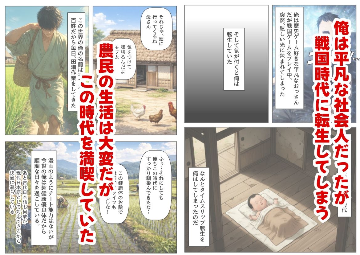 戦国時代の農村に俺が転生したら、神事が乱交だった件 サンプル画像1