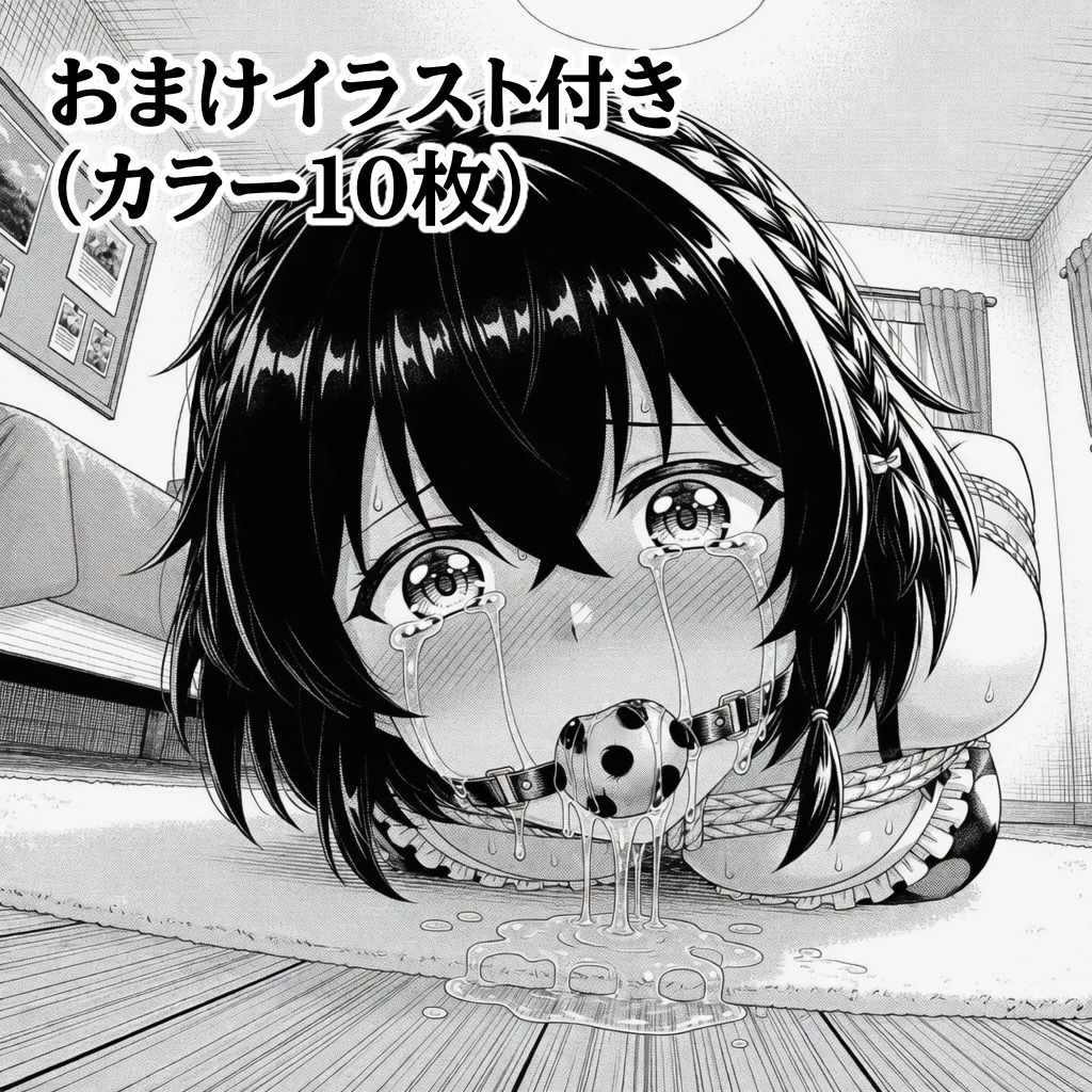 捕らわれたお嬢様とメイド〜縄とバイブと巨大おちんちん猿轡〜 サンプル画像1