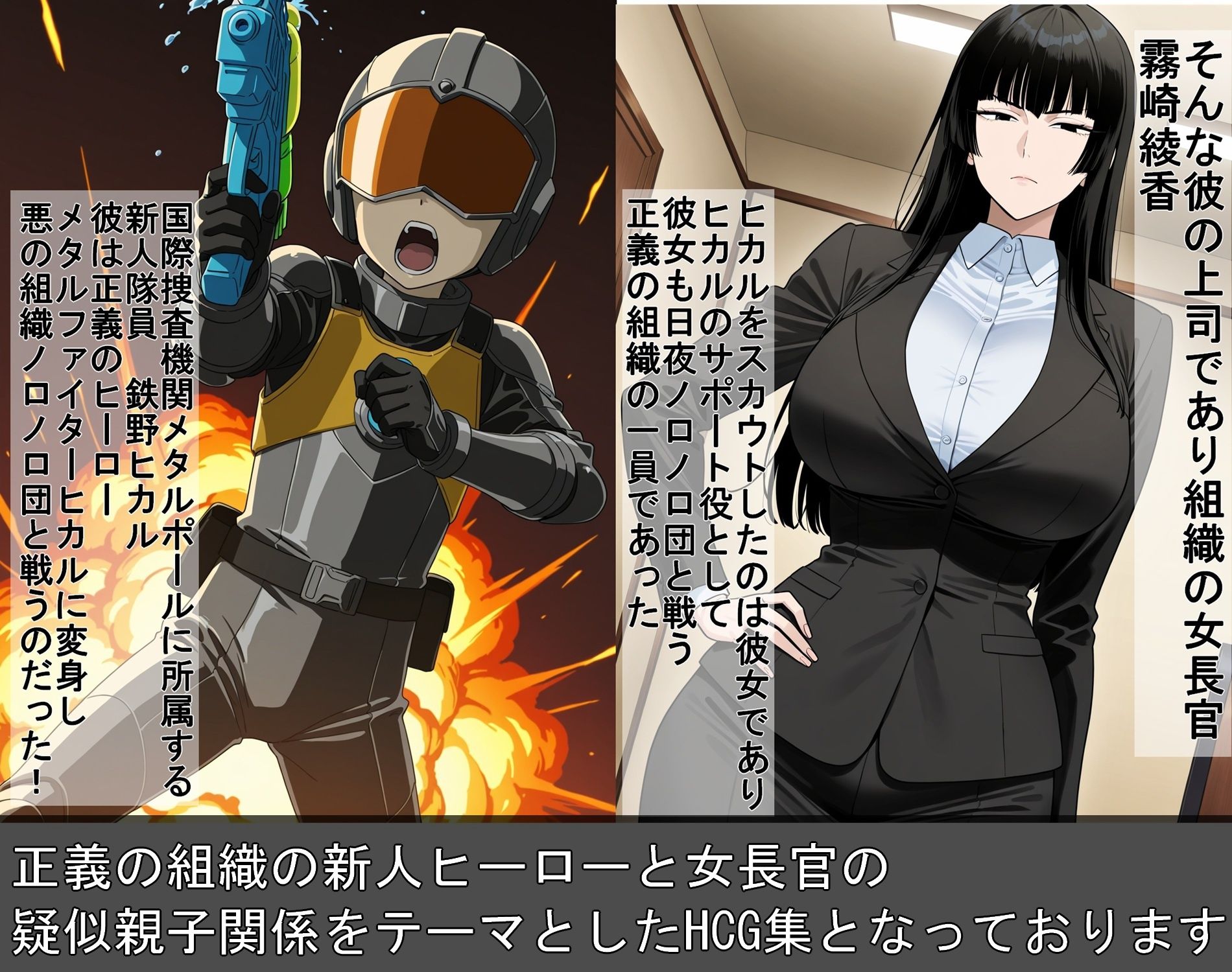 新人隊員の母親になった女長官 サンプル画像1