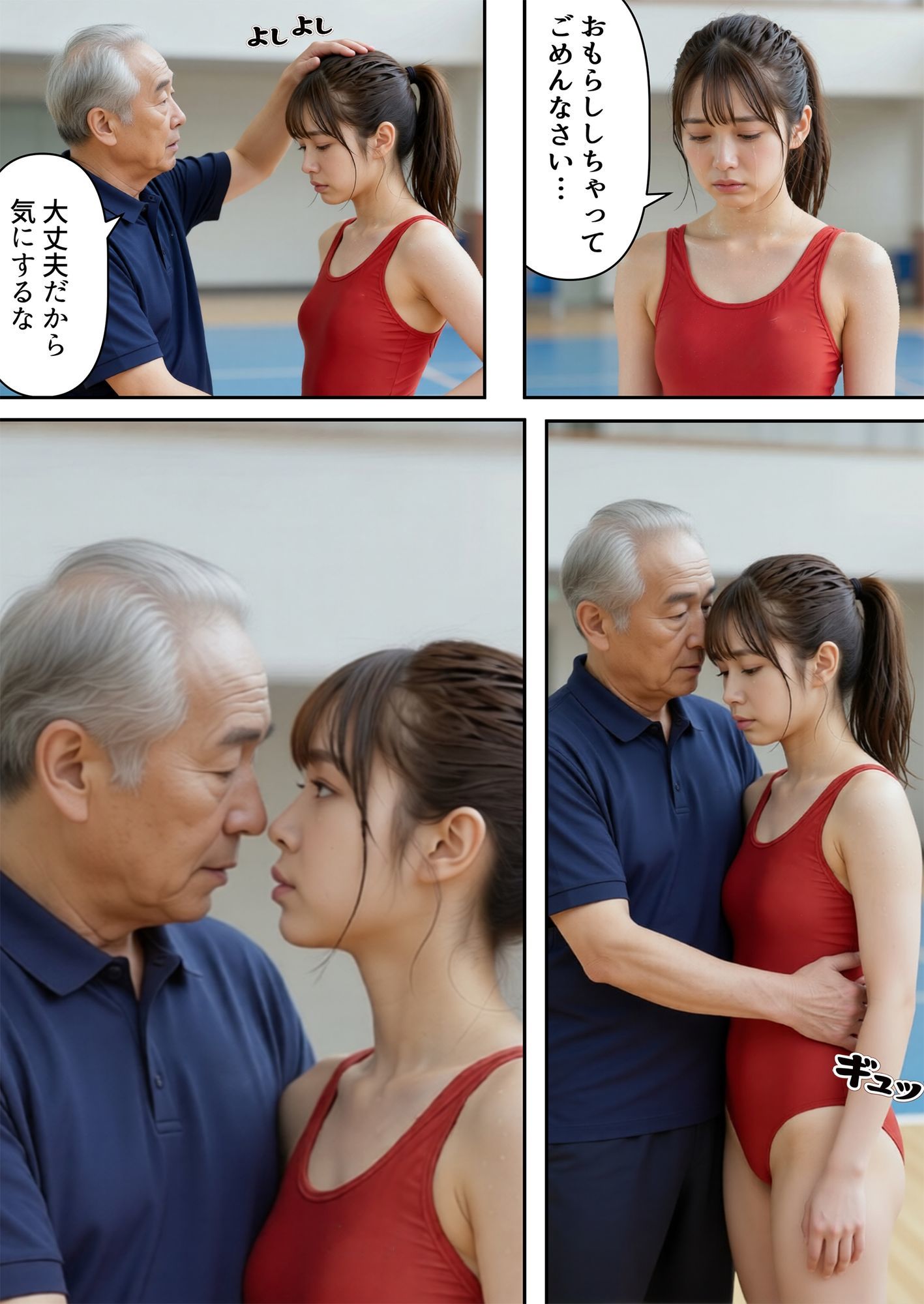 新体操、セクハラコーチの個人レッスン サンプル画像7
