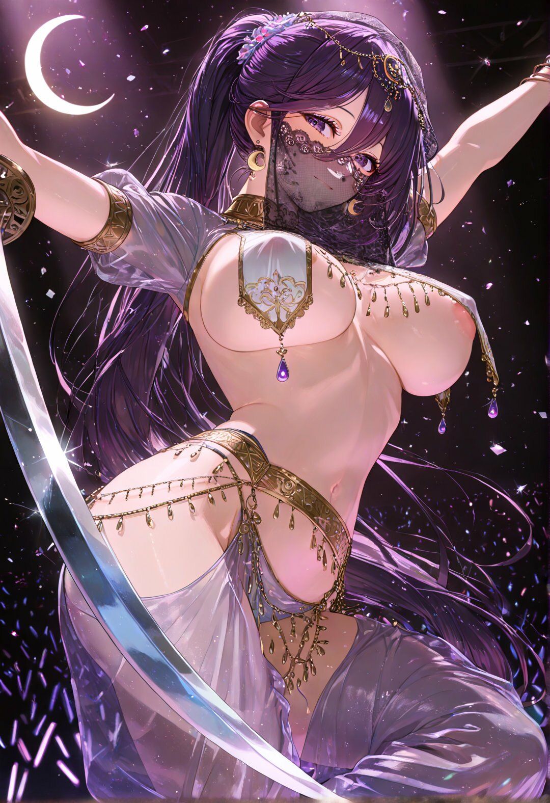 月夜の舞姫 〜薄衣の踊り子は夜に囚われ、愛に解かれる〜 サンプル画像5