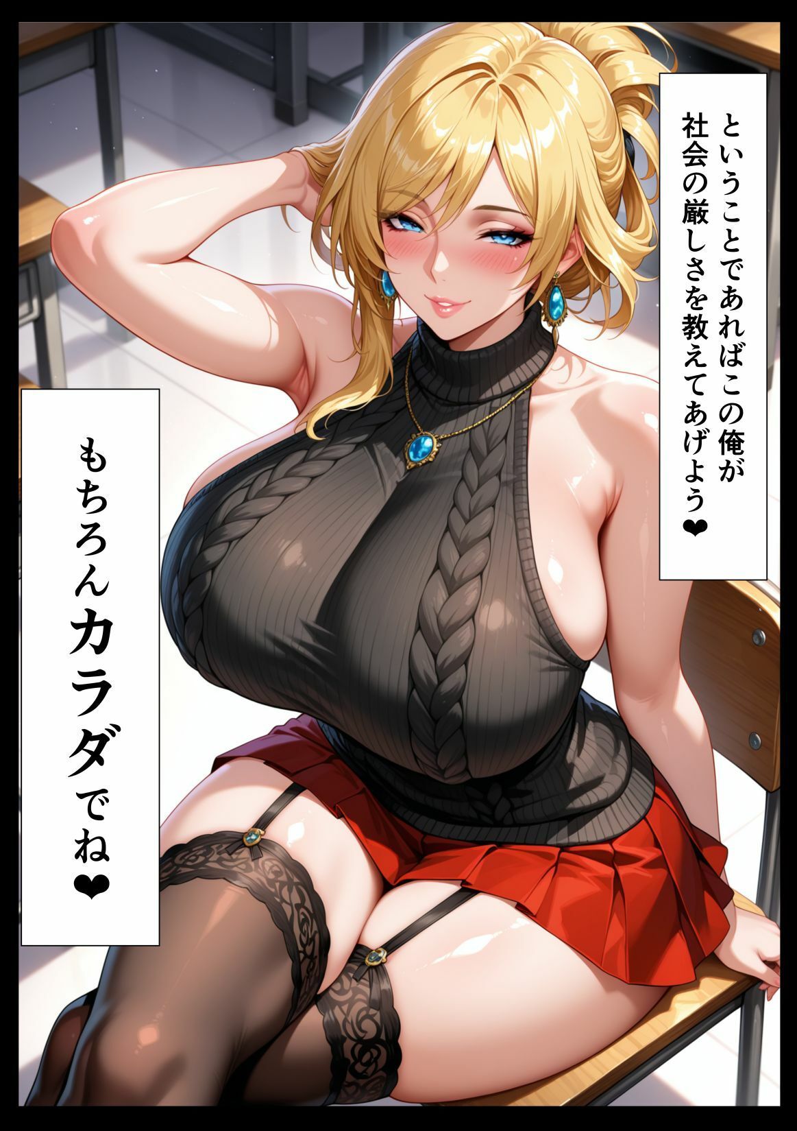 極上エロボディ先生を催●アプリで常識改変して自分専用のオナホにする話〜鳳条クレア先生編〜 サンプル画像6