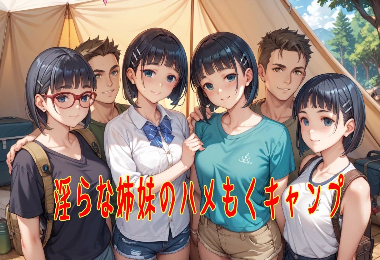 淫らな姉妹のハメもくキャンプ  動画 サンプル画像1
