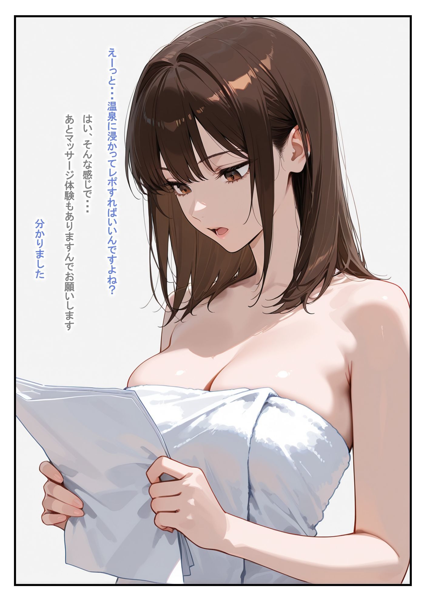 温泉ロケ、女子アナ、常識改変済。〜汗だくセックスマッサージ〜 サンプル画像7