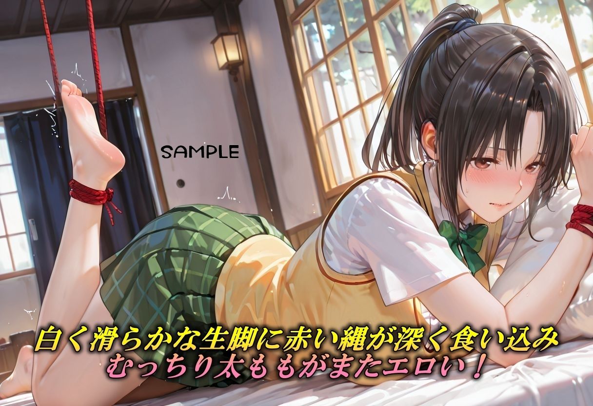 生脚×緊縛  ポニテ巨乳の最強性癖 サンプル画像2