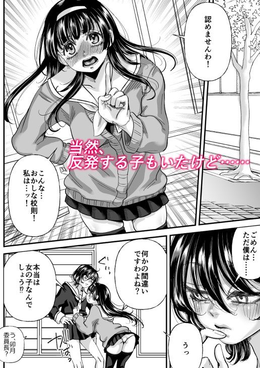男の娘も女子校に入れるってホント？ サンプル画像3