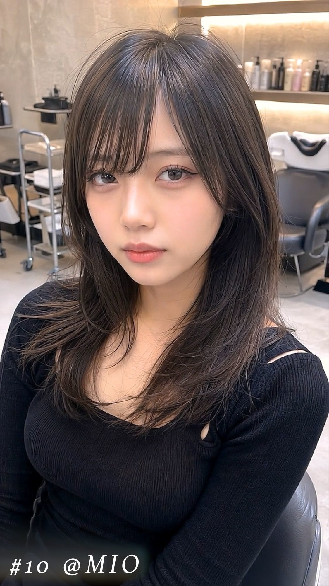 美容室に行っただけなのに4回も大量顔射された私…。おしゃれなクール系美容女子たち20人、Before＆After顔射オムニバス【4K縦動画】 サンプル画像7
