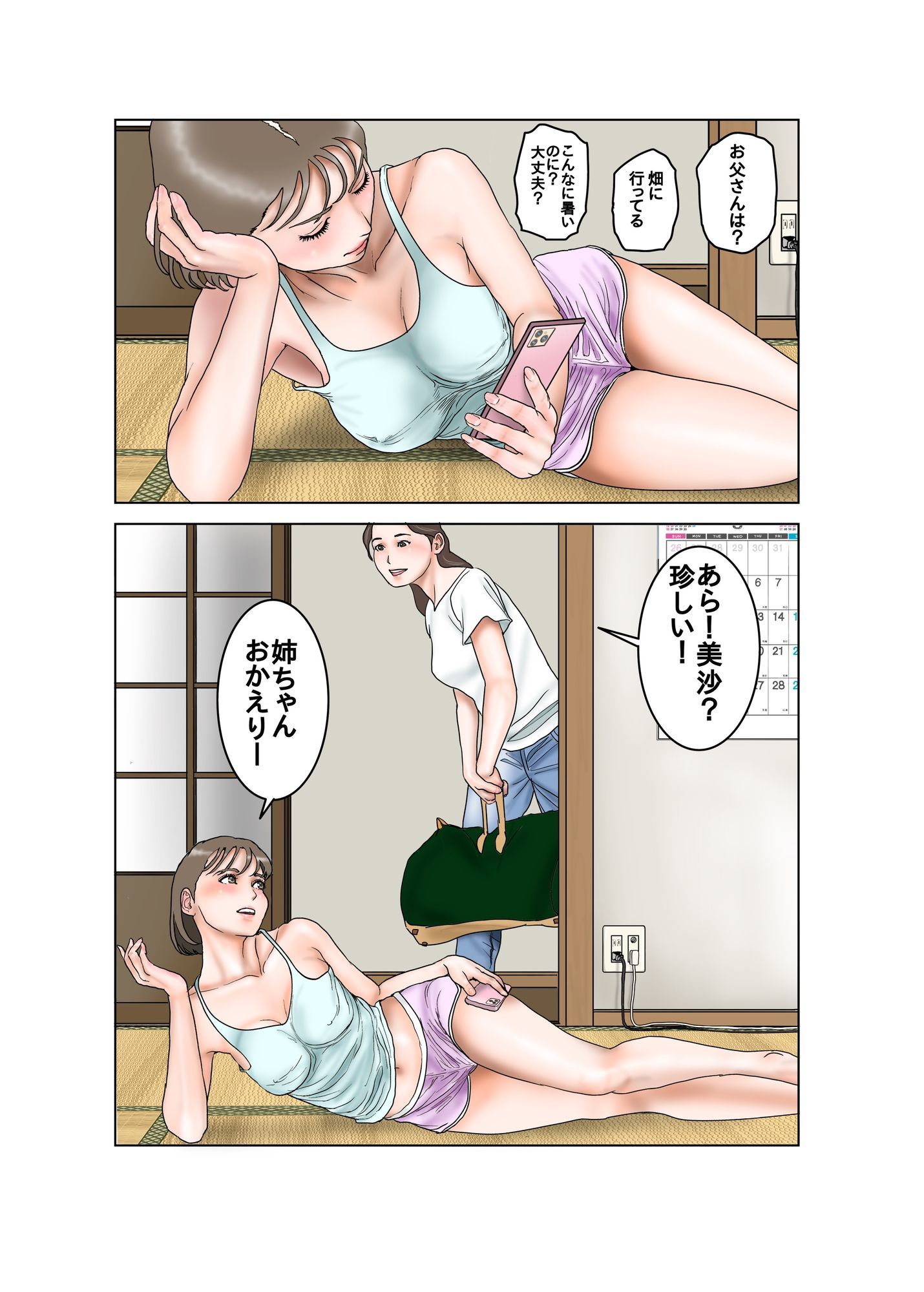 美沙叔母さんとの夏の思い出 サンプル画像2
