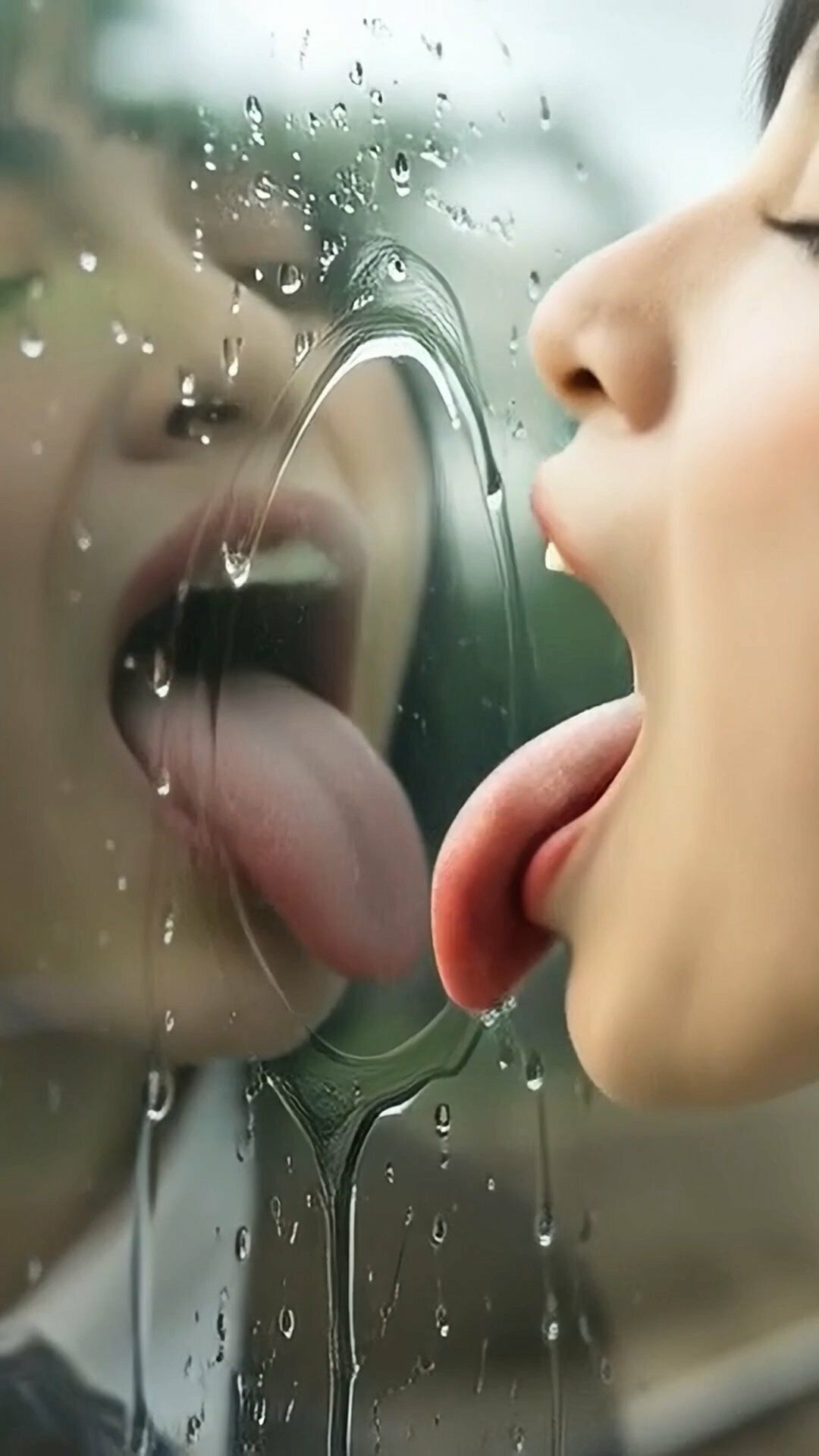 舌フェチ5 AI 電車女子 サンプル画像6