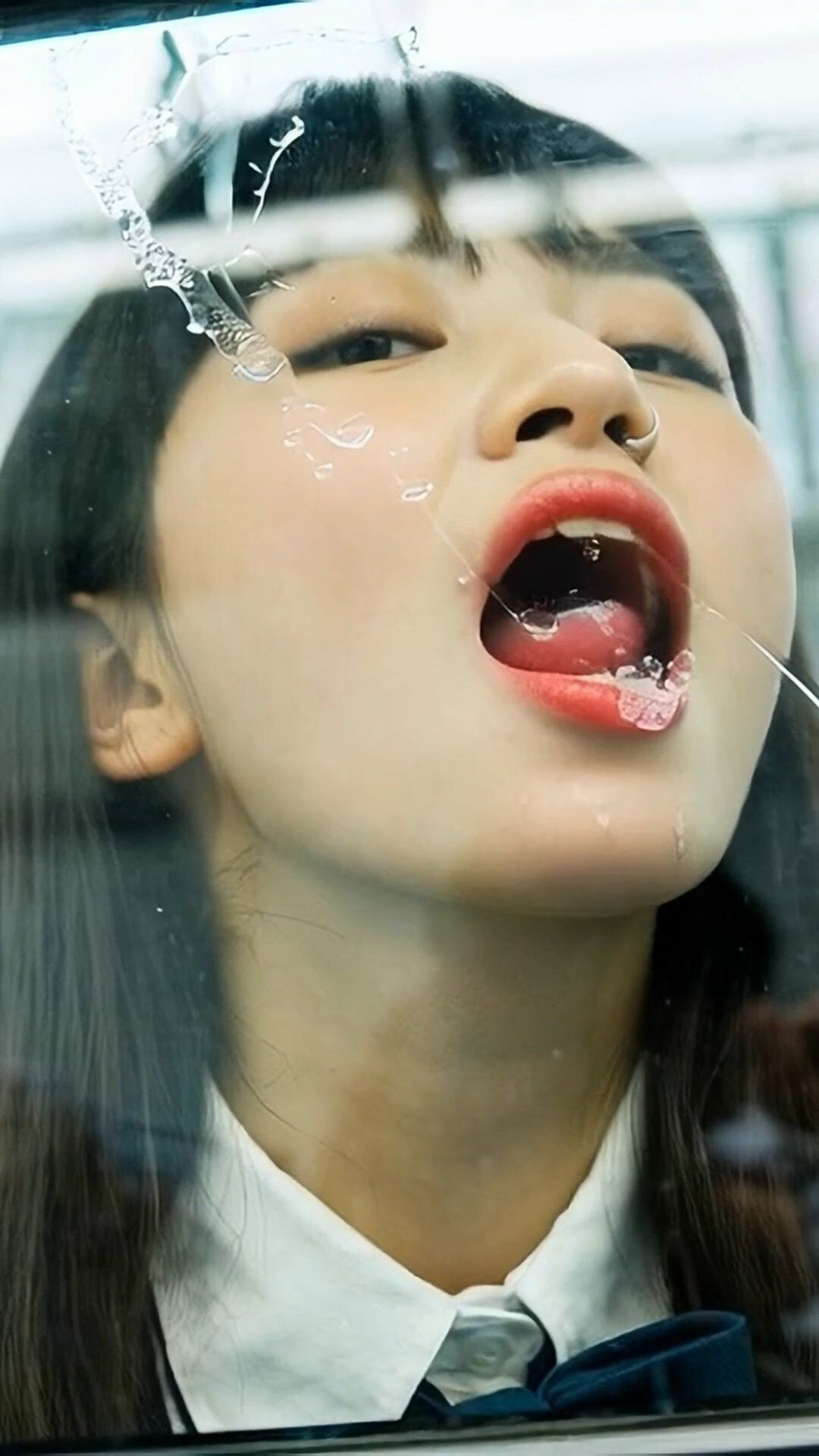舌フェチ5 AI 電車女子 サンプル画像8