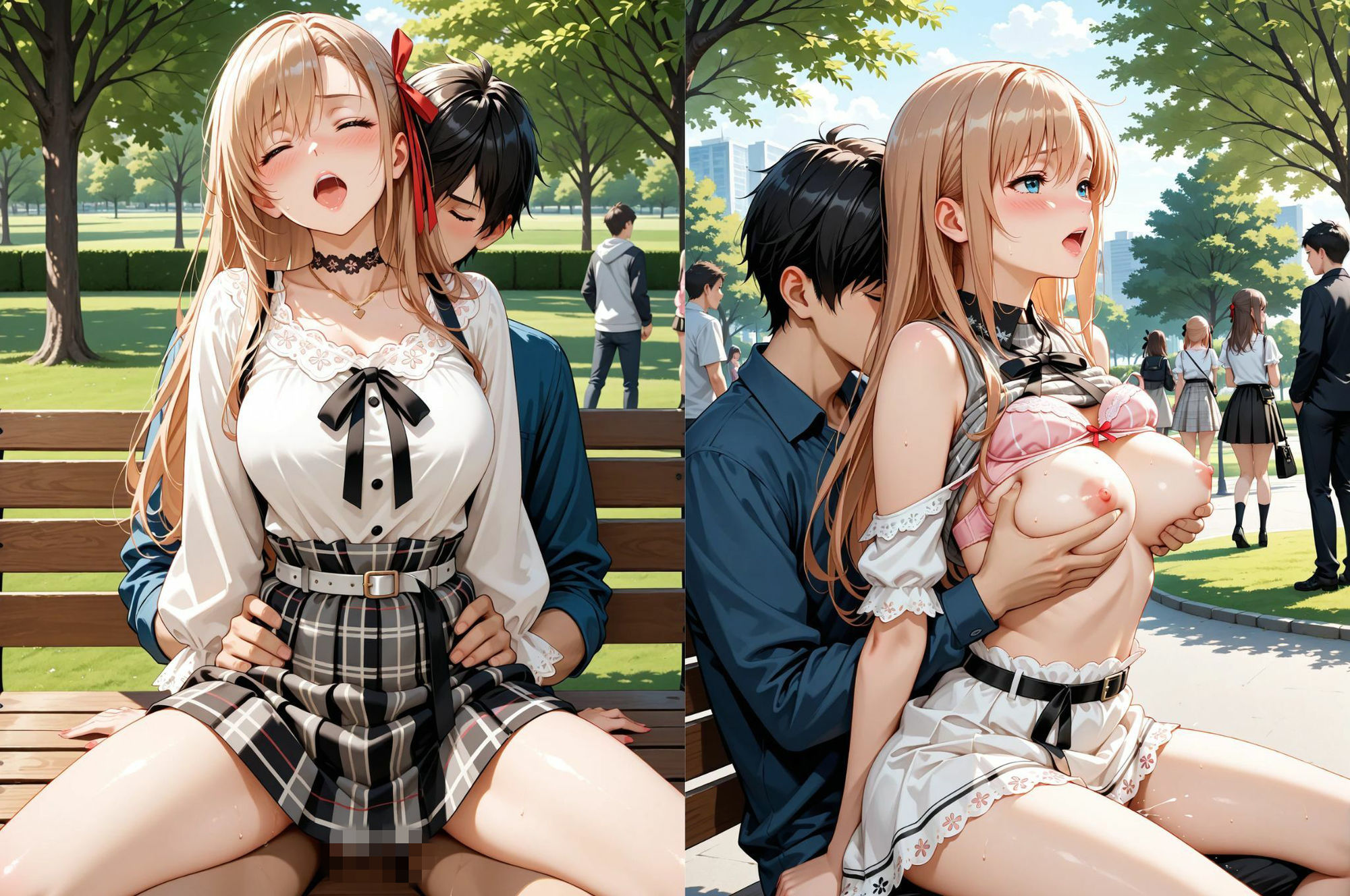 見せたガール優菜との限界！露出デート（はーと） サンプル画像7