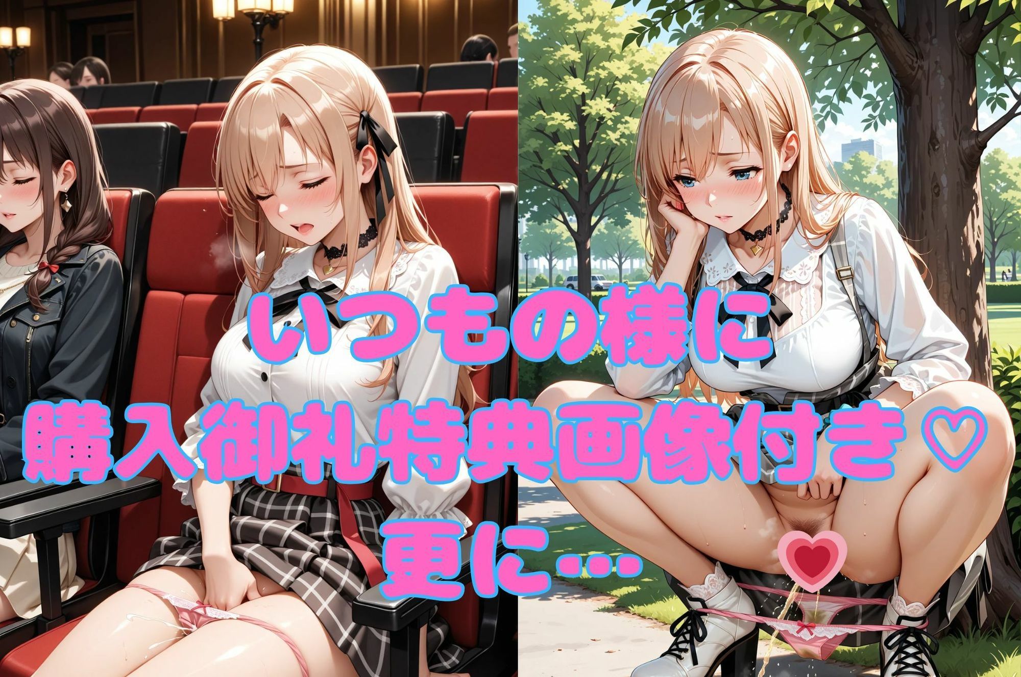 見せたガール優菜との限界！露出デート（はーと） サンプル画像9