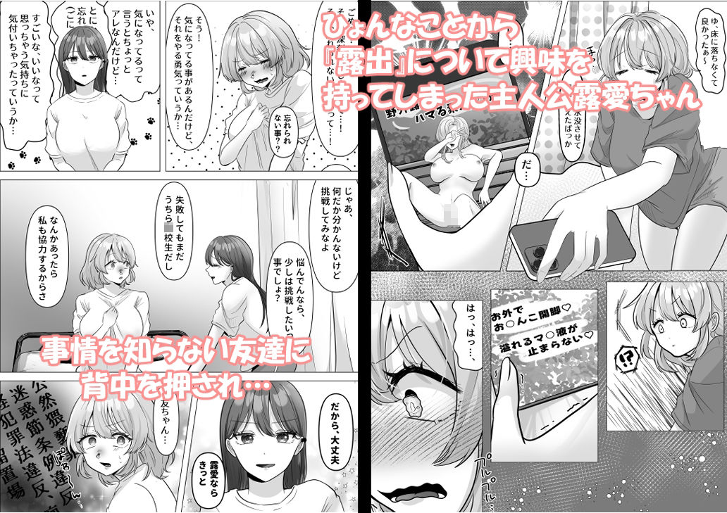 露愛ちゃんの露出成長日記〜お家露出編〜 サンプル画像1