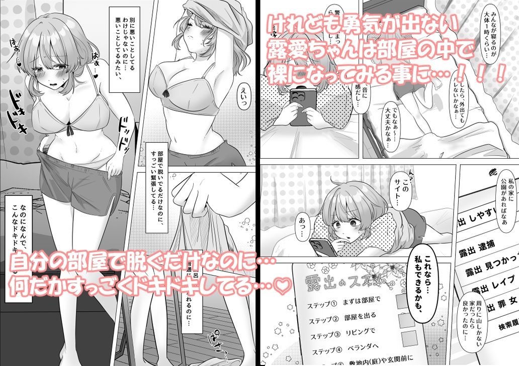 露愛ちゃんの露出成長日記〜お家露出編〜 サンプル画像2