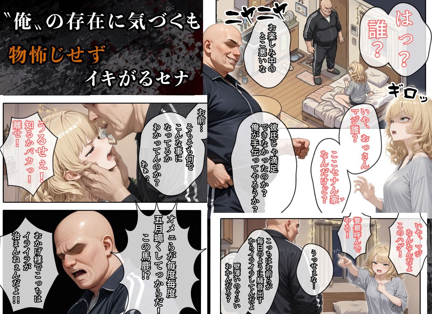 騒音隣人バカまんこにお仕置き！ サンプル画像4