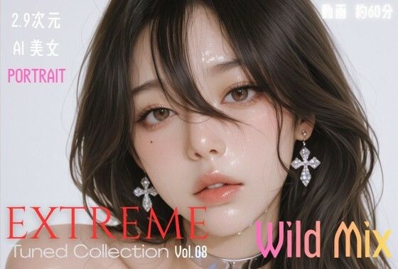 2.9次元AI美女 PORTRAIT EXTREME Tuned Collection VOL.08 Wild Mix AI SEX 動画集 サンプル画像1