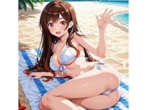 水〇千鶴と、海でイチャイチャデート