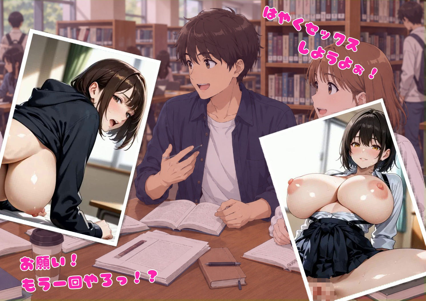 【4K120FPS】大学入学したら美女だらけで毎日中出しセックスざんまいだった件 サンプル画像1