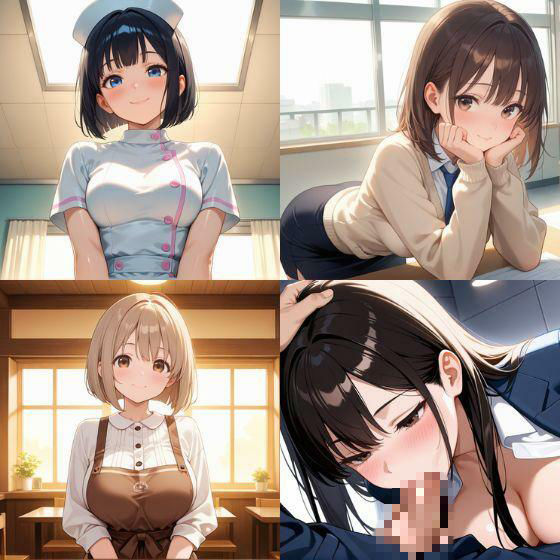 【4K60FPS】25職業の美女たちの裏ハメ撮り流出 ― 若妻・熟女・女上司・全169シーン サンプル画像1