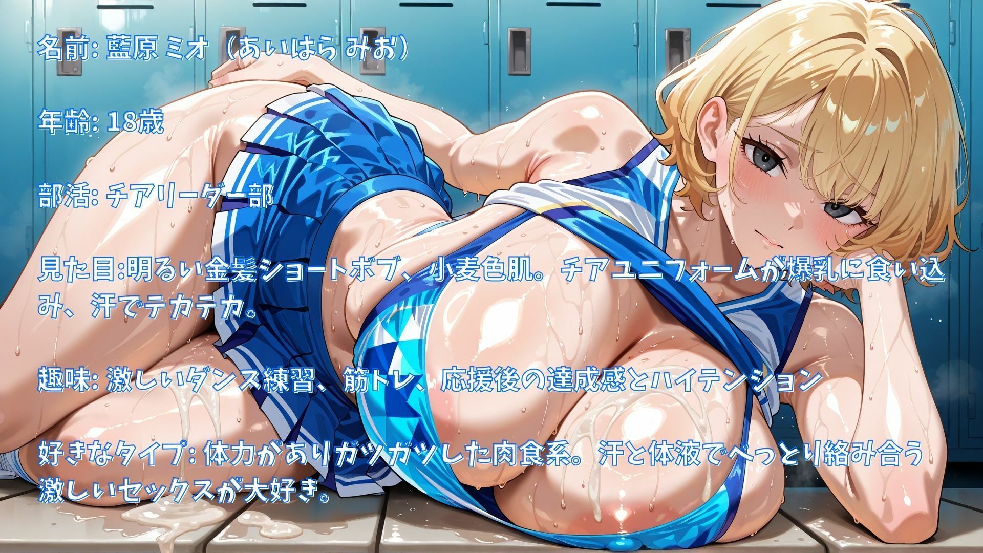 【4K】部活終わりの爆乳IK3人と汗だく淫乱セックス サンプル画像5