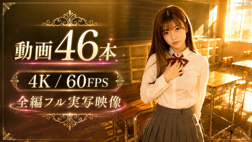 【4Kフル実写版/フルボイス】巨乳生徒会長のオナニーを見つけ教室で中出しセックスした件【JK教室オナニーシリーズ】〜桜井しおり編〜 サンプル画像4