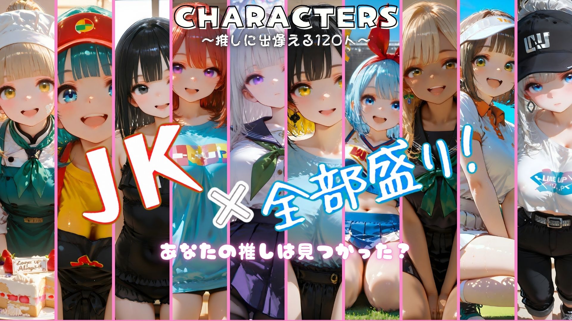 【4K神画質】J〇×全部盛り！ 120人180分 ぬるぬるえちえち絶頂セックス！ サンプル画像6