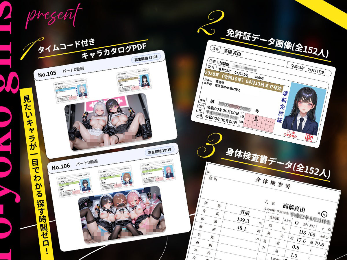 【4K神画質】トー横地雷系メンヘラ女子！  承認欲求まみれで愛に飢えた泥沼SEX152連発！【146分】 サンプル画像1