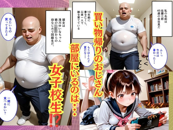 【500枚】妻を亡くして10年ご無沙汰だったおじさんが娘の同級生と子作りセックスしまくった話【女子校生】 サンプル画像2