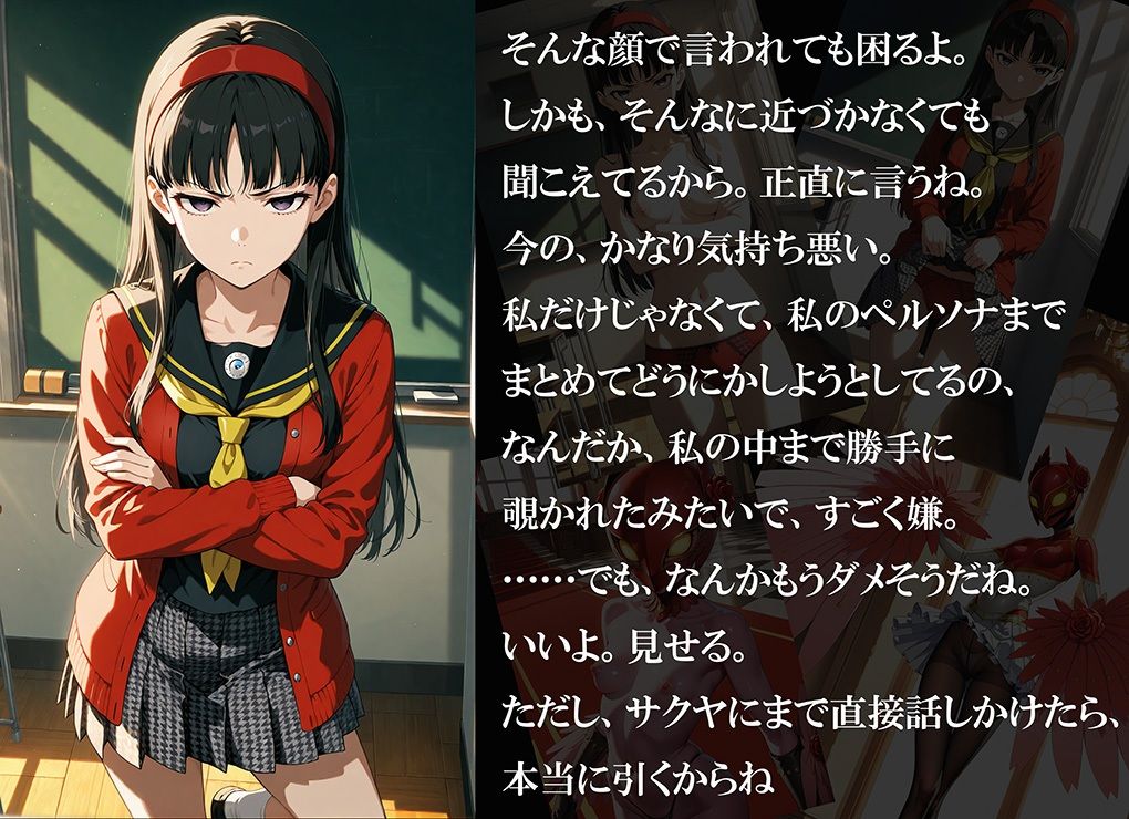 【CG500枚！】Per（はーと）ona4 嫌パン＆嫌パイ！嫌な顔でパンツとおっぱいを見せる仲間たち サンプル画像7