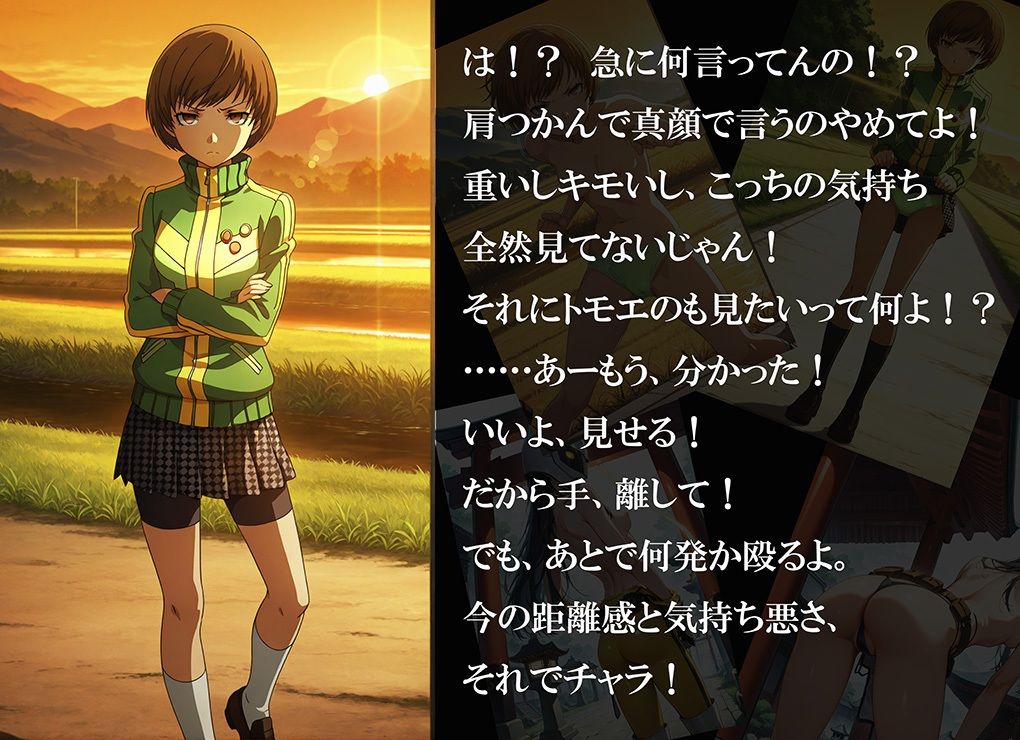 【CG500枚！】Per（はーと）ona4 嫌パン＆嫌パイ！嫌な顔でパンツとおっぱいを見せる仲間たち サンプル画像8