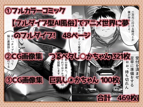 【フルダイブ型AI風俗】でアニメ世界に夢のフルダイブ、憧れのヒロインと中出しセックス三昧 サンプル画像8