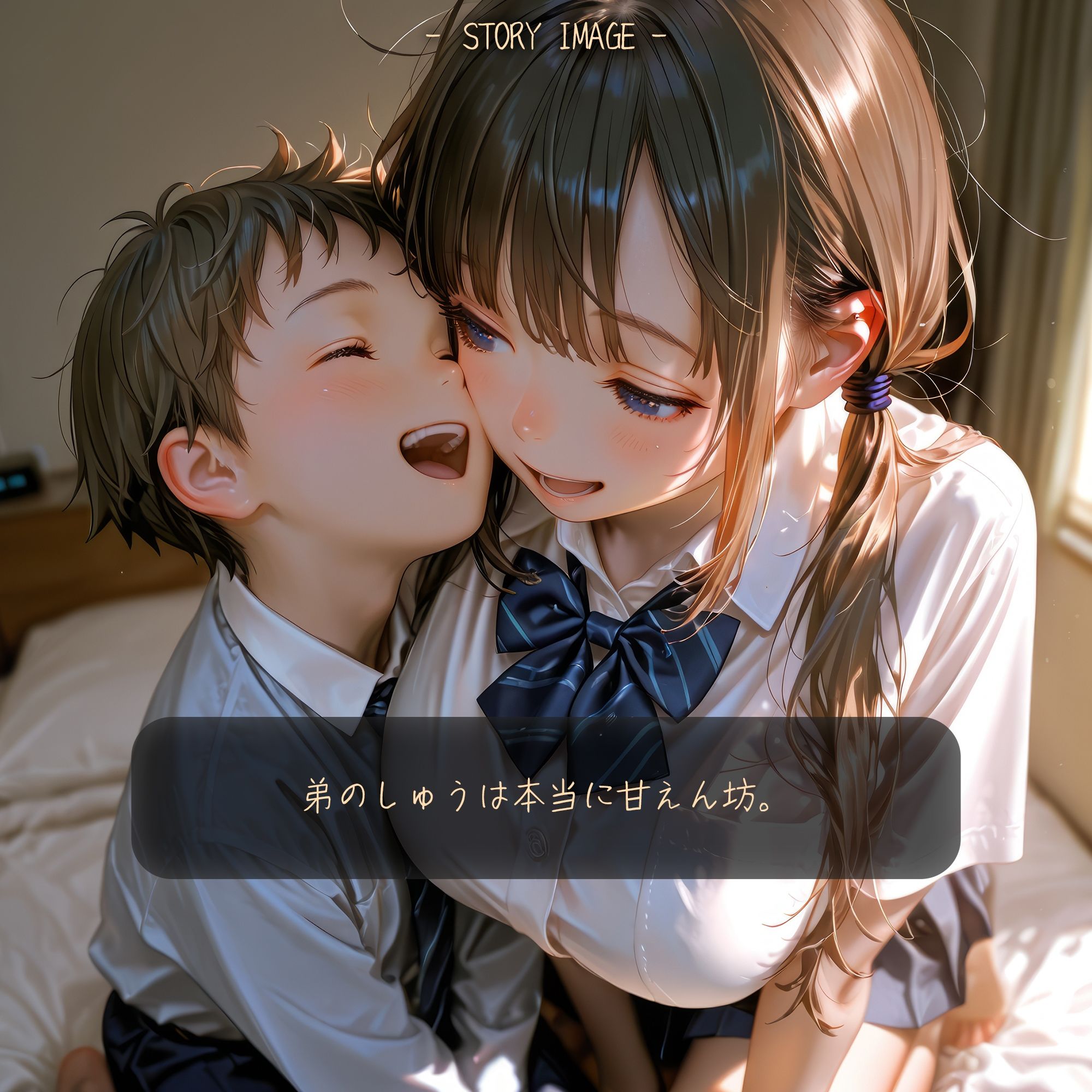 【動画】お姉ちゃんと弟の甘えんぼ共依存セックス〜弟チンポに跨がってイキ狂うお姉ちゃん〜【静止画】 サンプル画像1
