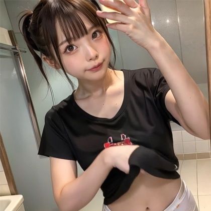 【動画】自撮りおっぱい見せ40人！おうちで撮影する女の子！ サンプル画像1