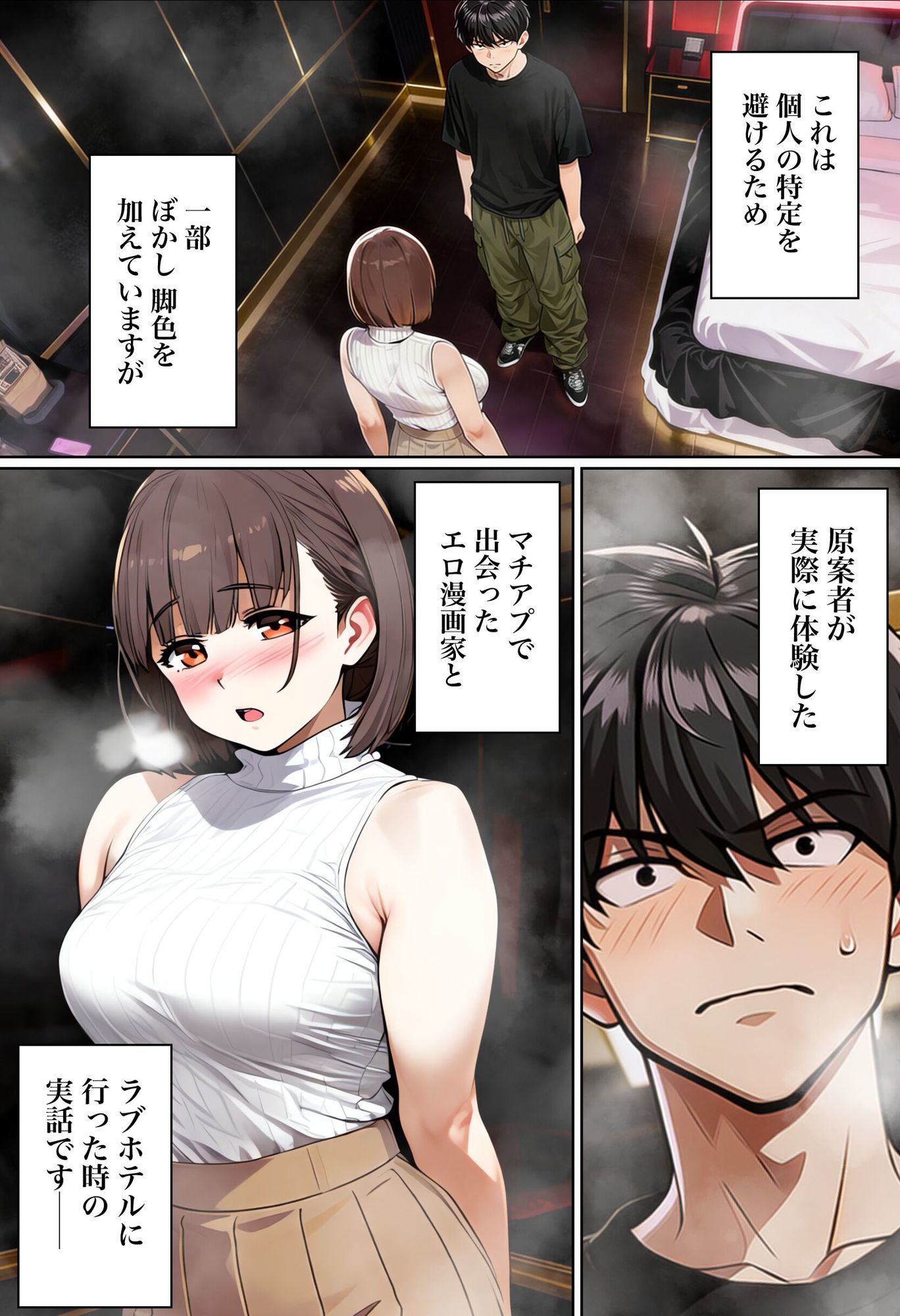 【実話】マチアプでコミケ帰りのムチムチ女エロ漫画家とマッチして、エロ漫画みたいなセックスした話www サンプル画像2
