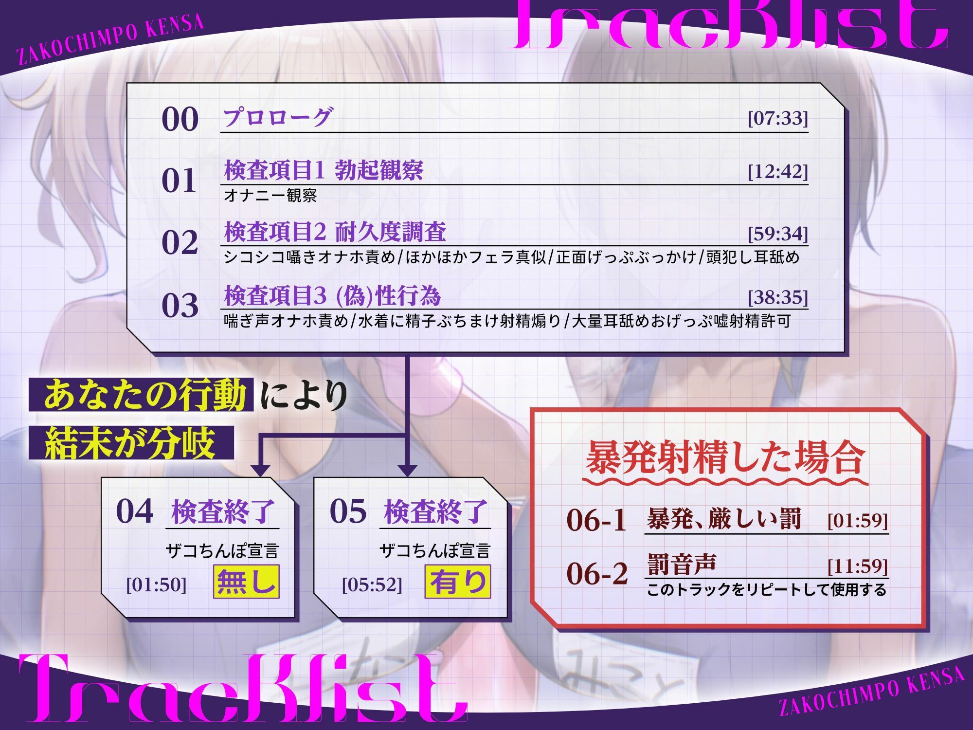 【密着おげっぷ×オナホ嘘えっち】ザコちんぽ検査 きっついオナホ耐久責め×耳舐めおげっぷ大量（偽）性行為で射精するなマゾ サンプル画像4