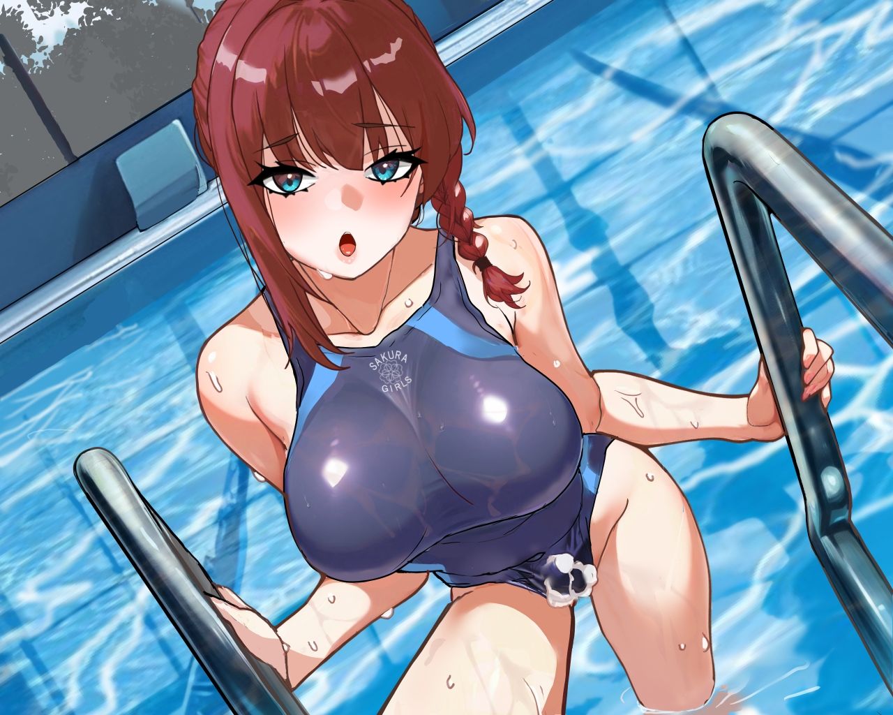 【気弱でウブなふたなり水泳部員少女に】プロのエロゲ声優の本気のドスケベお下品射精演技が聞きたい！ 水城すい編【エッチを教え込んで下品でオホ声塗れの精通指導！】 サンプル画像2