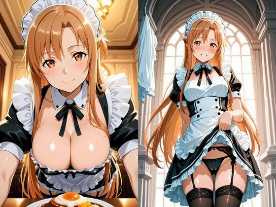 【甘々彼女記録。Ep07】ア〇ナ 甘やかしメイド編 499枚CG集 サンプル画像3