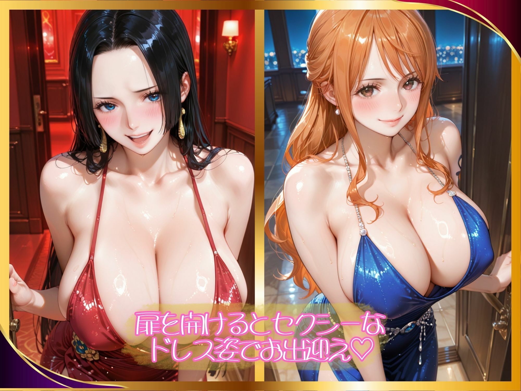 【高級風俗嬢】濃厚ご奉仕 〜ワン●ース ナ●＆ハン●ック〜 サンプル画像1