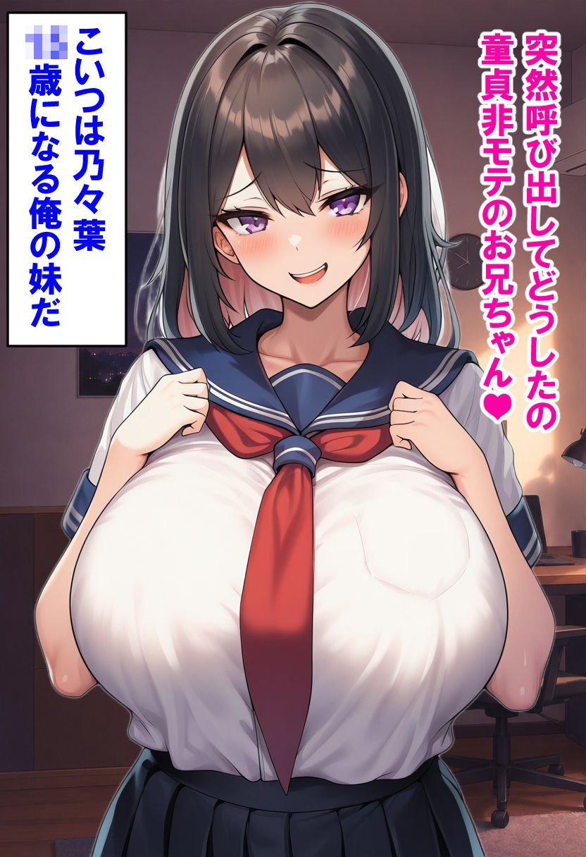 いつも童貞と俺を馬鹿にしてくる生意気巨乳妹を催●アプリで孕み袋にしちゃいました サンプル画像3